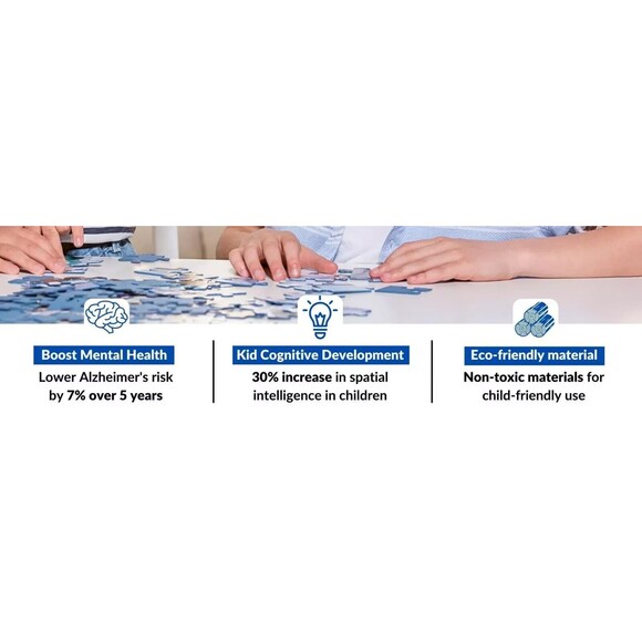 Christmas Tree Wooden Jigsaw Puzzle Tree Shape Adults Kids Small/A5 NIB - Picture 4 of 4